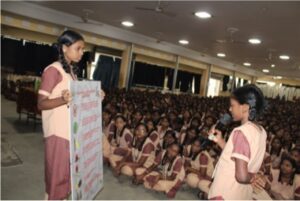 A large school audience in southern India takes part in the Chennai-based Centre for Herpetology’s community education program.